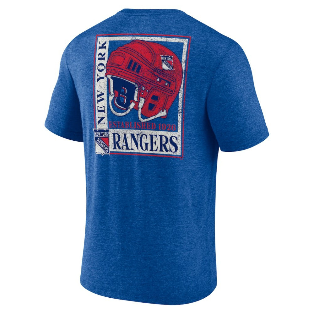 New York Rangers Earnest Will Tri-Blend T-Shirt - Blue | NHL on sale