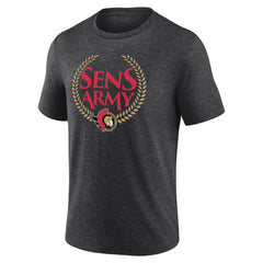 Ottawa Senators Shout Out Tri-Blend T-Shirt - Charcoal | NHL on sale