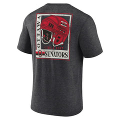 Ottawa Senators Earnest Will Tri-Blend T-Shirt - Charcoal | NHL Clearance