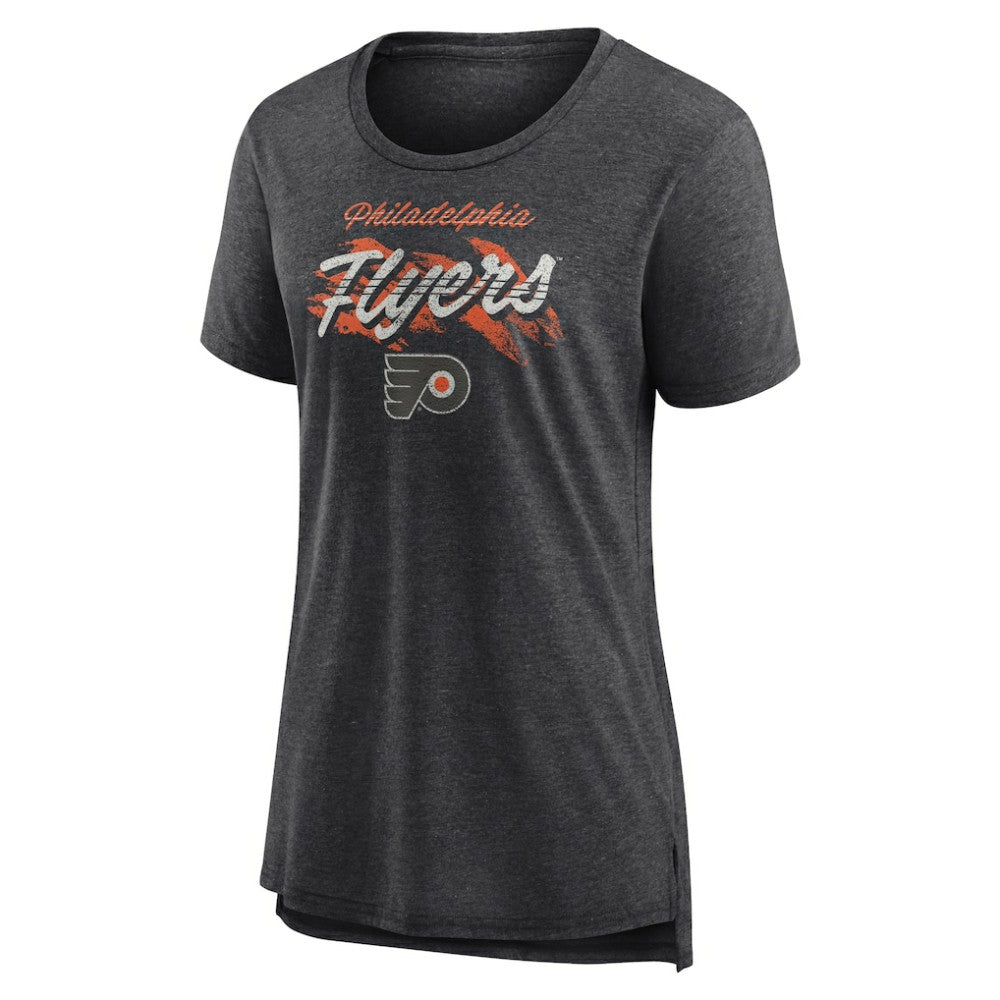 Philadelphia Flyers Women's Hit the Ice Tri-Blend T-Shirt - Gray | NHL on sale