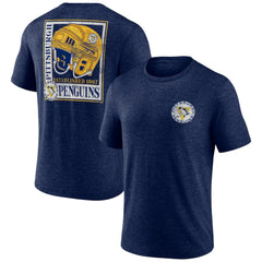 Pittsburgh Penguins Earnest Will Tri-Blend T-Shirt - Navy | NHL on sale