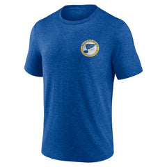 St. Louis Blues Earnest Will Tri-Blend T-Shirt - Blue | NHL online
