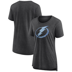 Tampa Bay Lightning Women's Pond Hockey Tri-Blend T-Shirt - Gray | NHL discount