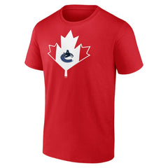 Vancouver Canucks Canada Day T-Shirt - Red | NHL Clearance