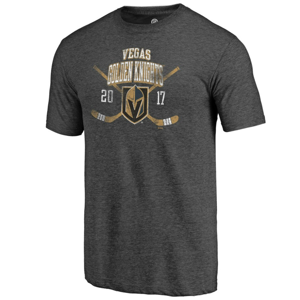 Vegas Golden Knights Line Shift Tri-Blend T-Shirt - Charcoal | NHL on sale