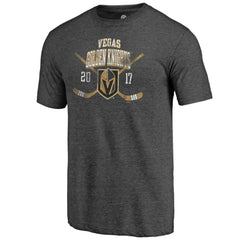 Vegas Golden Knights Line Shift Tri-Blend T-Shirt - Charcoal | NHL on sale