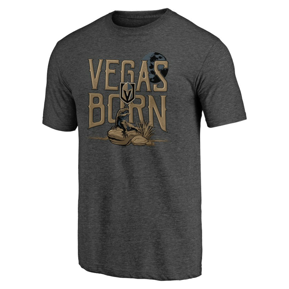 Vegas Golden Knights Shoot to Score Tri-Blend T-Shirt - Charcoal | NHL near me