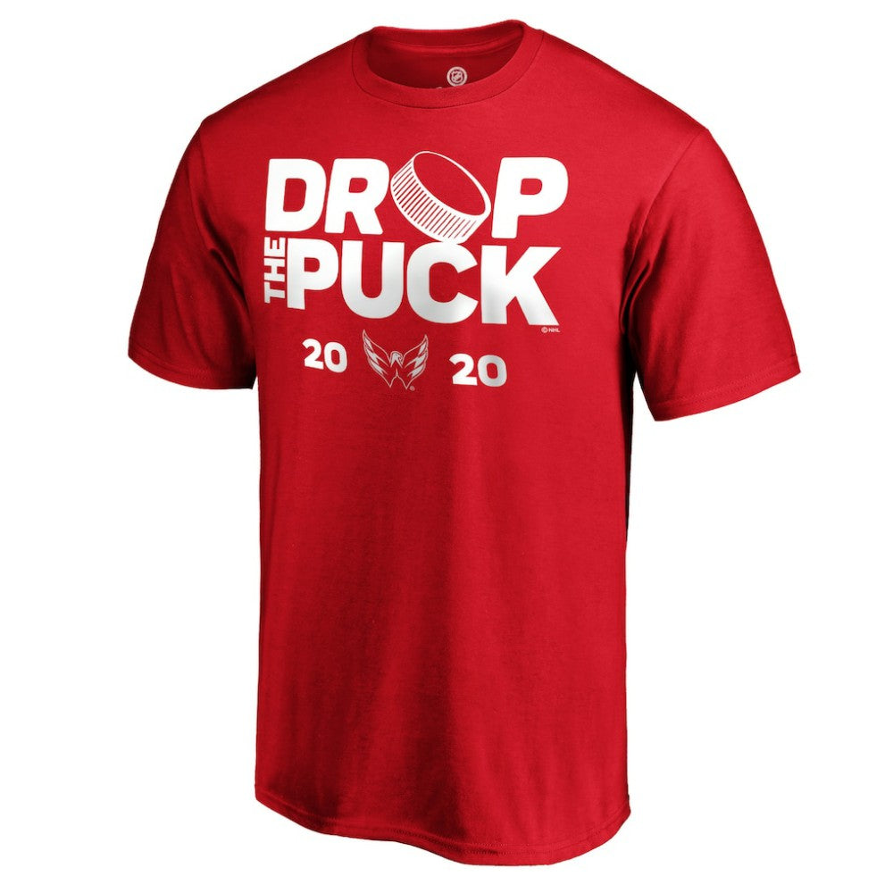 Washington Capitals Drop the Puck T-Shirt - Red | NHL Lifestyle