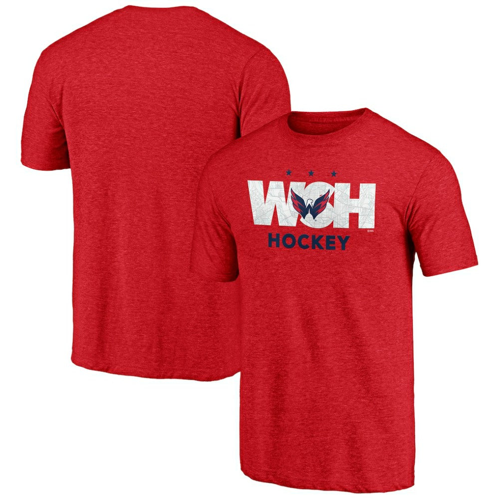 Washington Capitals Shoot to Score Tri-Blend T-Shirt - Red | NHL online