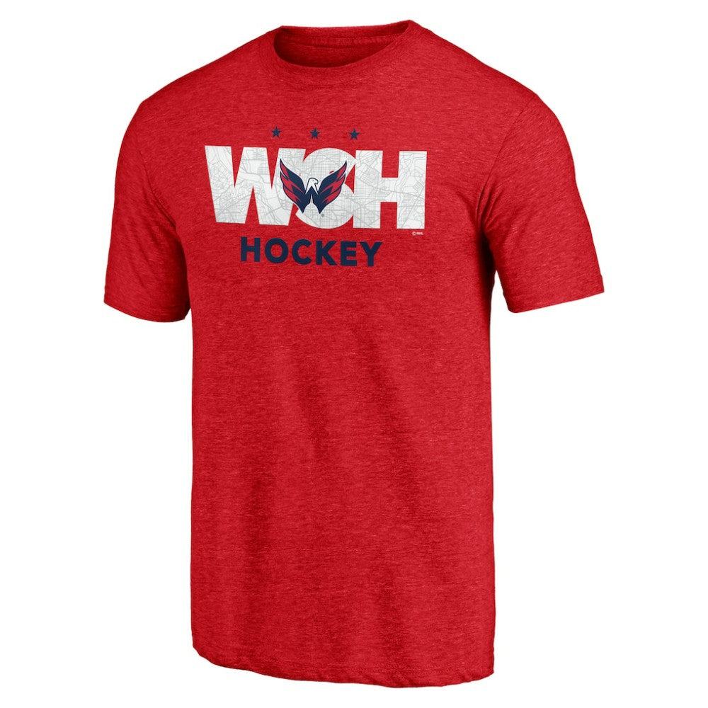 Washington Capitals Shoot to Score Tri-Blend T-Shirt - Red | NHL online