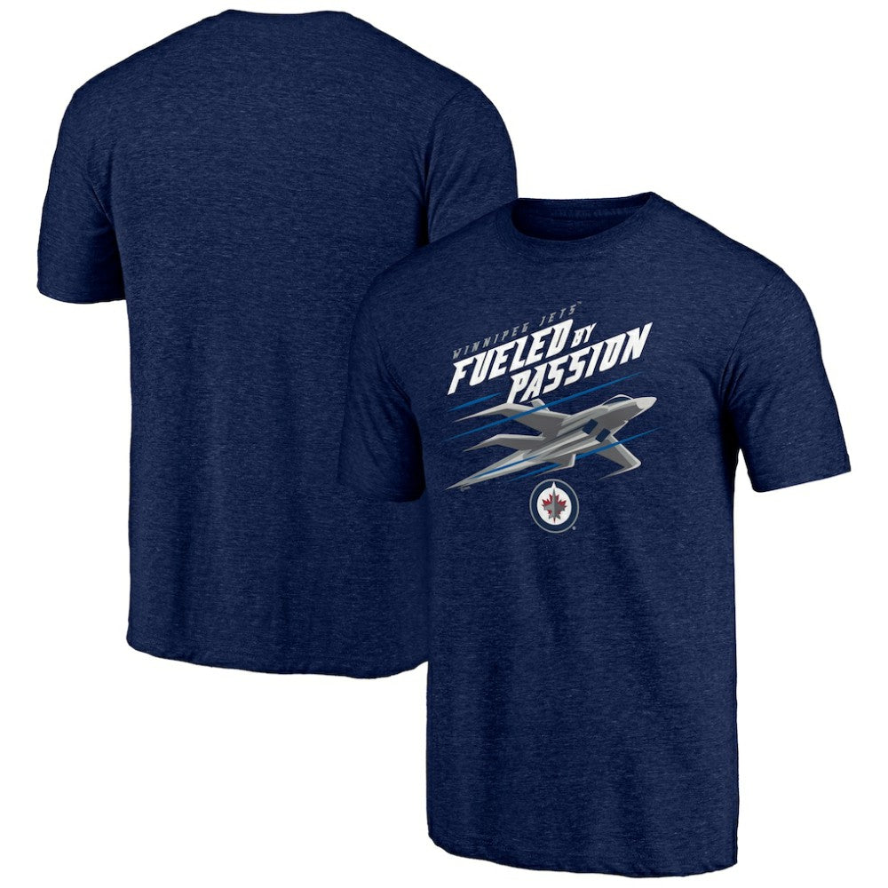 Winnipeg Jets Shoot to Score Tri-Blend T-Shirt - Navy | NHL discount