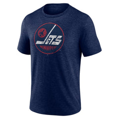 Winnipeg Jets Wheelhouse Tri-Blend T-Shirt - Navy | NHL online