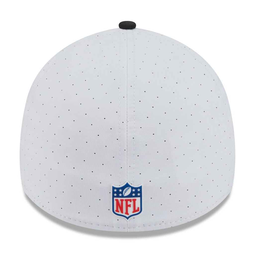 Atlanta Falcons New Era 2025 NFL Training Camp 39THIRTY Flex Hat - White/Black - NFL