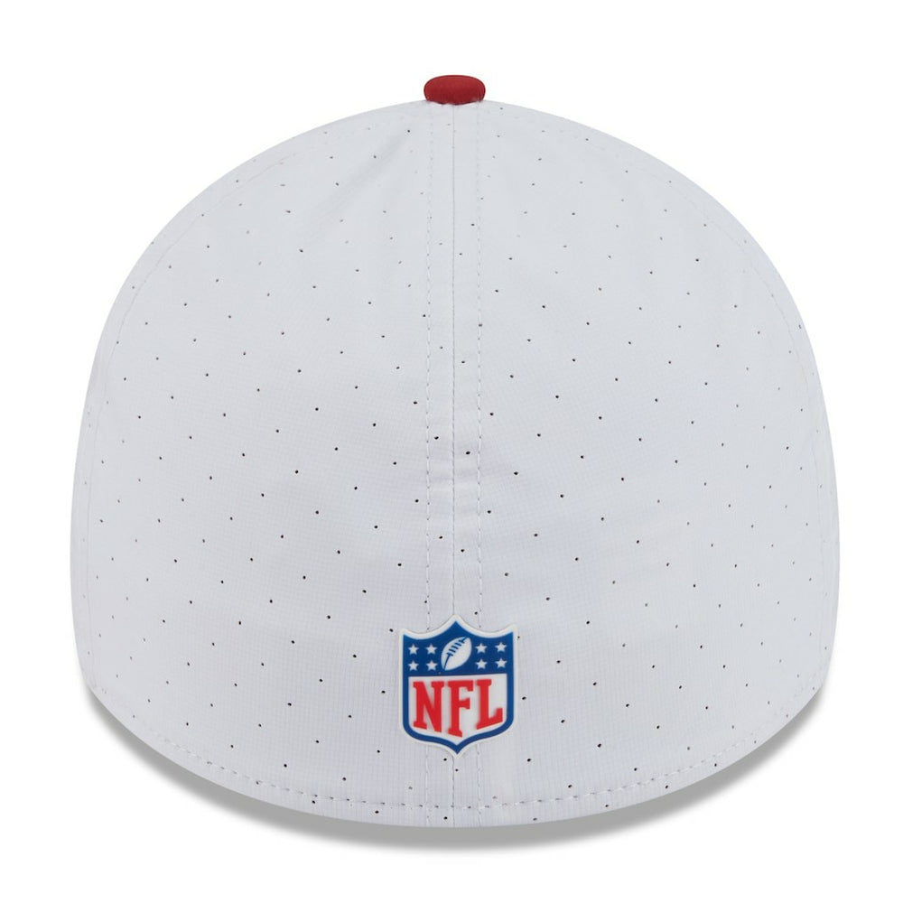Arizona Cardinals New Era 2025 NFL Training Camp 39THIRTY Flex Hat - White/Cardinal - NFL
