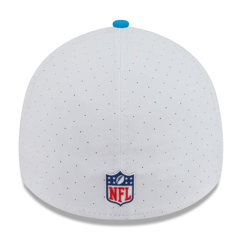 Carolina Panthers New Era 2025 NFL Training Camp 39THIRTY Flex Hat - White/Blue - NFL