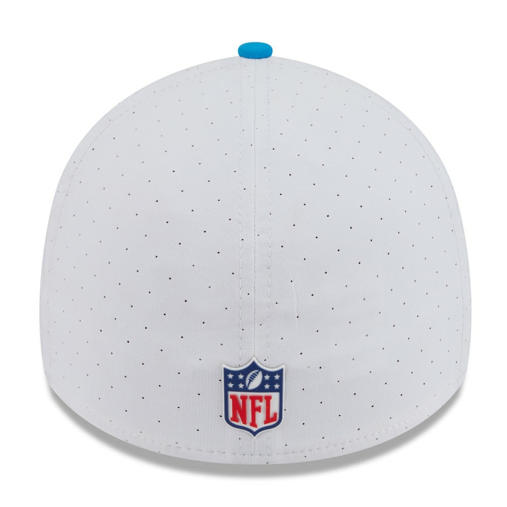 Carolina Panthers New Era 2025 NFL Training Camp 39THIRTY Flex Hat - White/Blue - NFL
