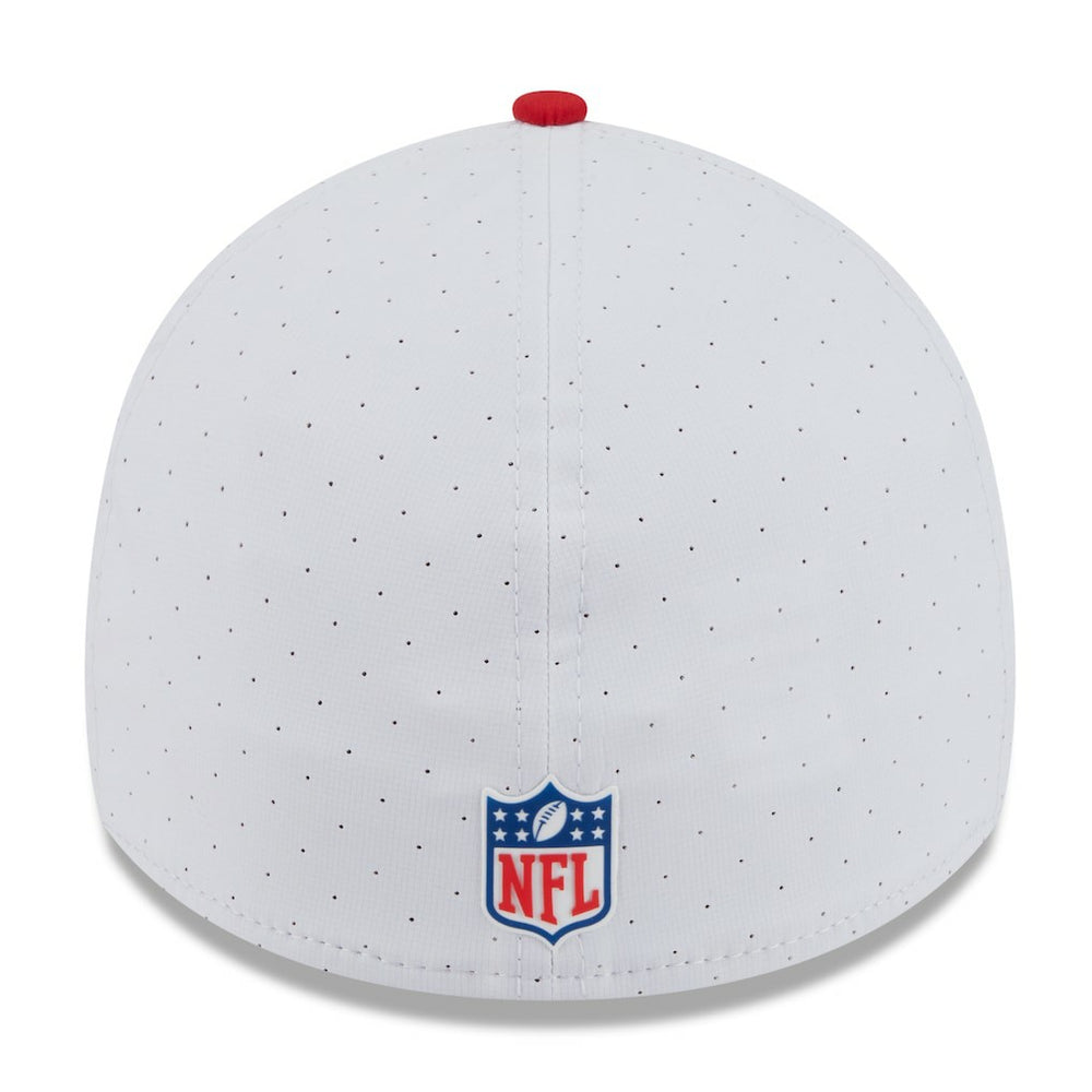 Buffalo Bills New Era 2025 NFL Training Camp Throwback Logo 39THIRTY Flex Hat - White/Red - NFL