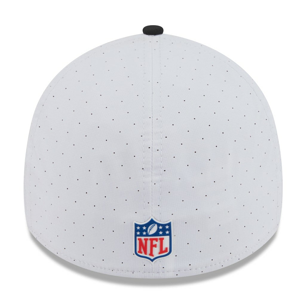 Cincinnati Bengals New Era 2025 NFL Training Camp 39THIRTY Flex Hat - White/Black - NFL