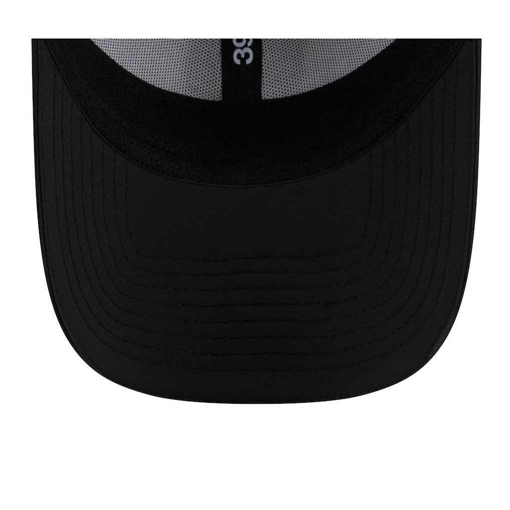 Jacksonville Jaguars New Era 2025 NFL Training Camp Throwback Logo 39THIRTY Flex Hat - White/Black - NFL