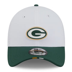 Green Bay Packers New Era 2025 NFL Training Camp 39THIRTY Flex Hat - White/Green - NFL