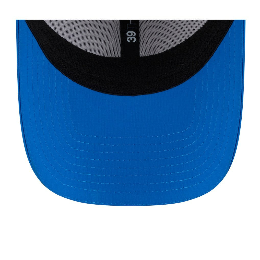 Detroit Lions New Era 2025 NFL Training Camp Throwback Logo 39THIRTY Flex Hat - White/Blue - NFL