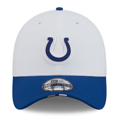 Indianapolis Colts New Era 2025 NFL Training Camp 39THIRTY Flex Hat - White/Royal - NFL