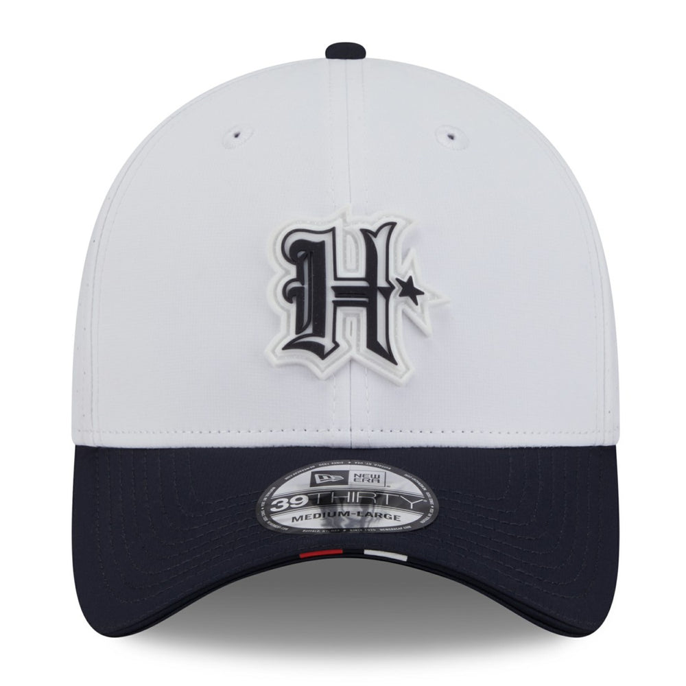 Houston Texans New Era 2025 NFL Training Camp 39THIRTY Flex Hat - White/Navy - NFL