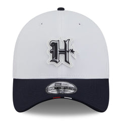 Houston Texans New Era 2025 NFL Training Camp 39THIRTY Flex Hat - White/Navy - NFL