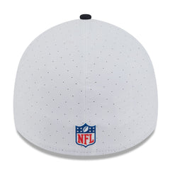 Houston Texans New Era 2025 NFL Training Camp 39THIRTY Flex Hat - White/Navy - NFL