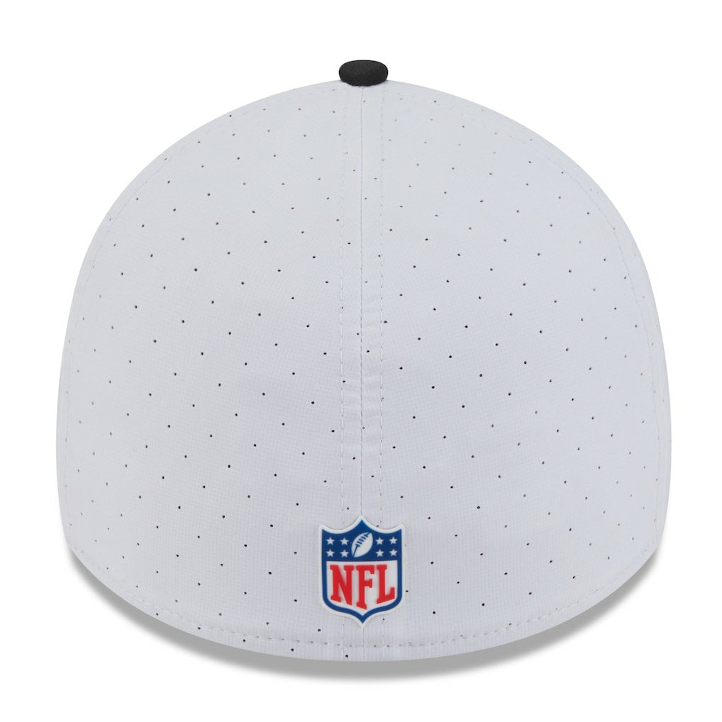 New Orleans Saints New Era 2025 NFL Training Camp 39THIRTY Flex Hat - White/Black - NFL