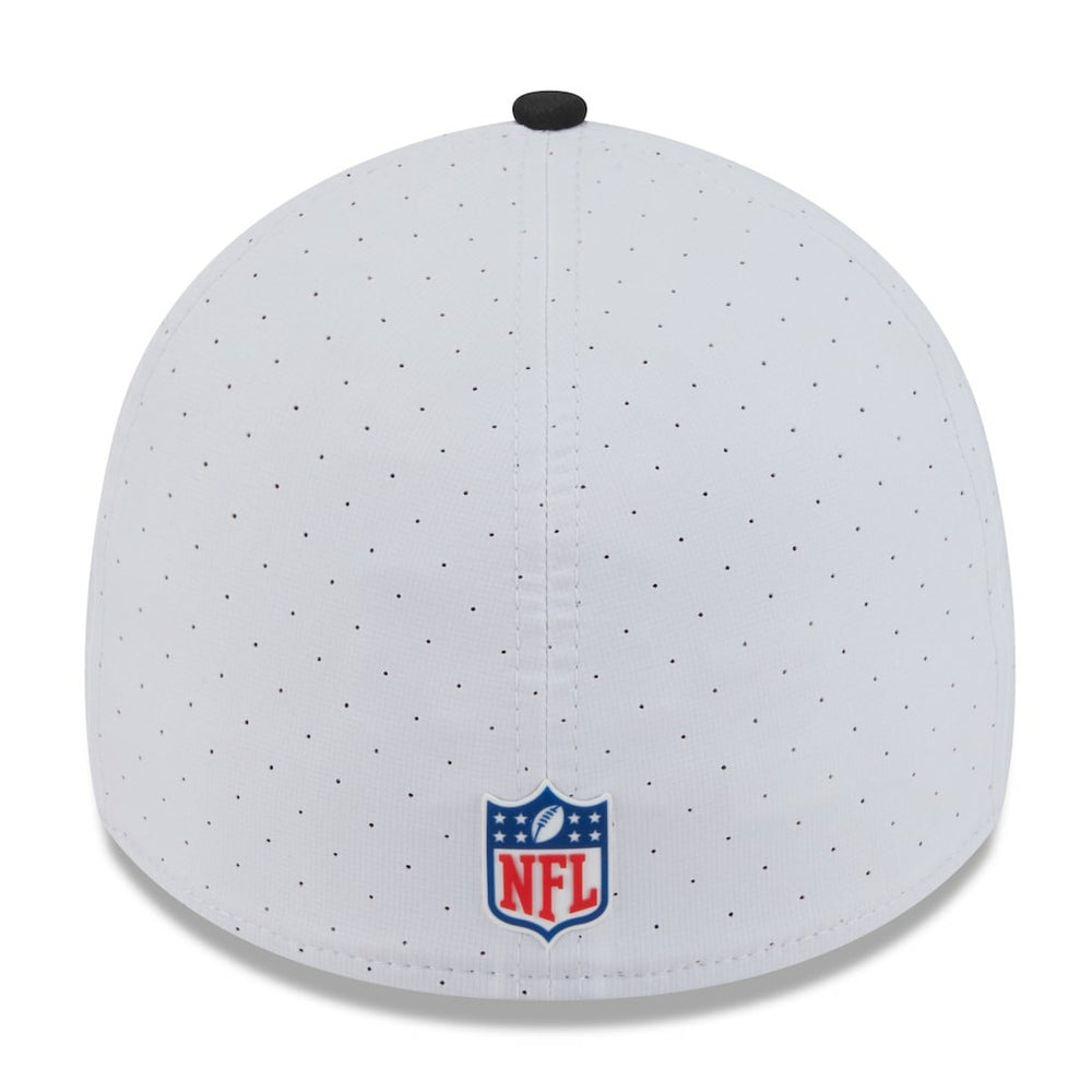 New Orleans Saints New Era 2025 NFL Training Camp 39THIRTY Flex Hat - White/Black - NFL