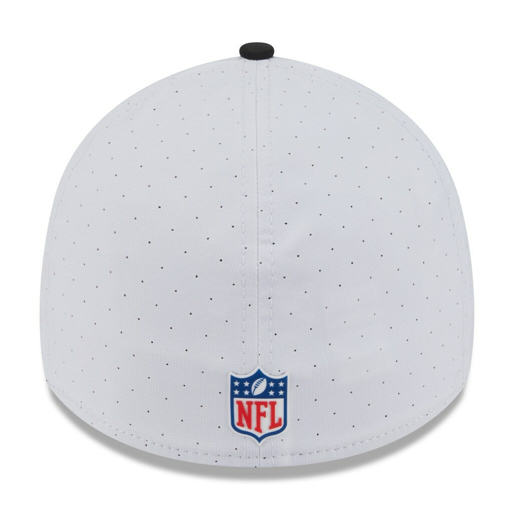 Jacksonville Jaguars New Era 2025 NFL Training Camp 39THIRTY Flex Hat - White/Black - NFL