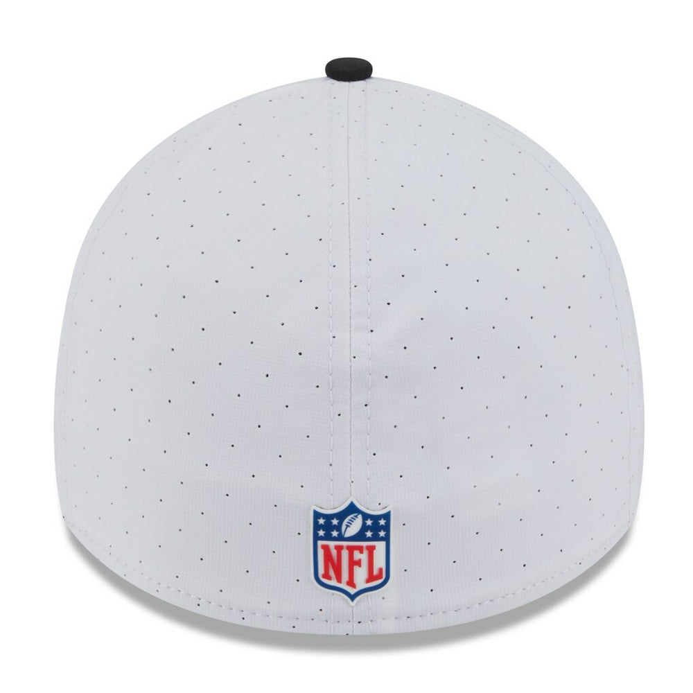 Jacksonville Jaguars New Era 2025 NFL Training Camp 39THIRTY Flex Hat - White/Black - NFL