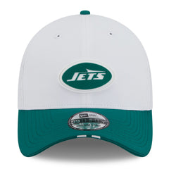 New York Jets New Era 2025 NFL Training Camp 39THIRTY Flex Hat - White/Green - NFL