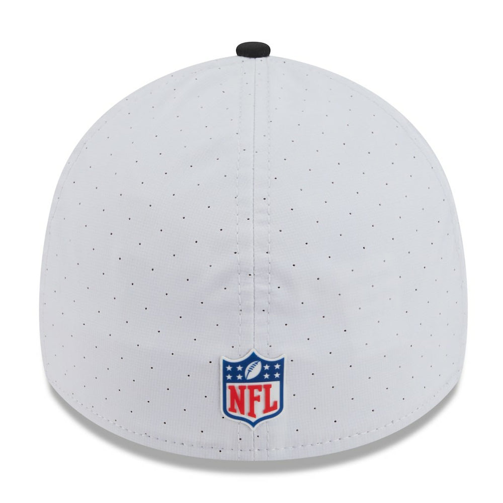 Pittsburgh Steelers New Era 2025 NFL Training Camp 39THIRTY Flex Hat - White/Black - NFL
