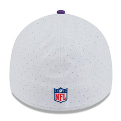 Minnesota Vikings New Era 2025 NFL Training Camp 39THIRTY Flex Hat - White/Purple - NFL