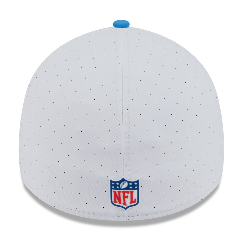 Los Angeles Chargers New Era 2025 NFL Training Camp 39THIRTY Flex Hat - White/Powder Blue - NFL
