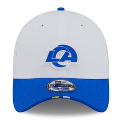 Los Angeles Rams New Era 2025 NFL Training Camp 39THIRTY Flex Hat - White/Royal - NFL