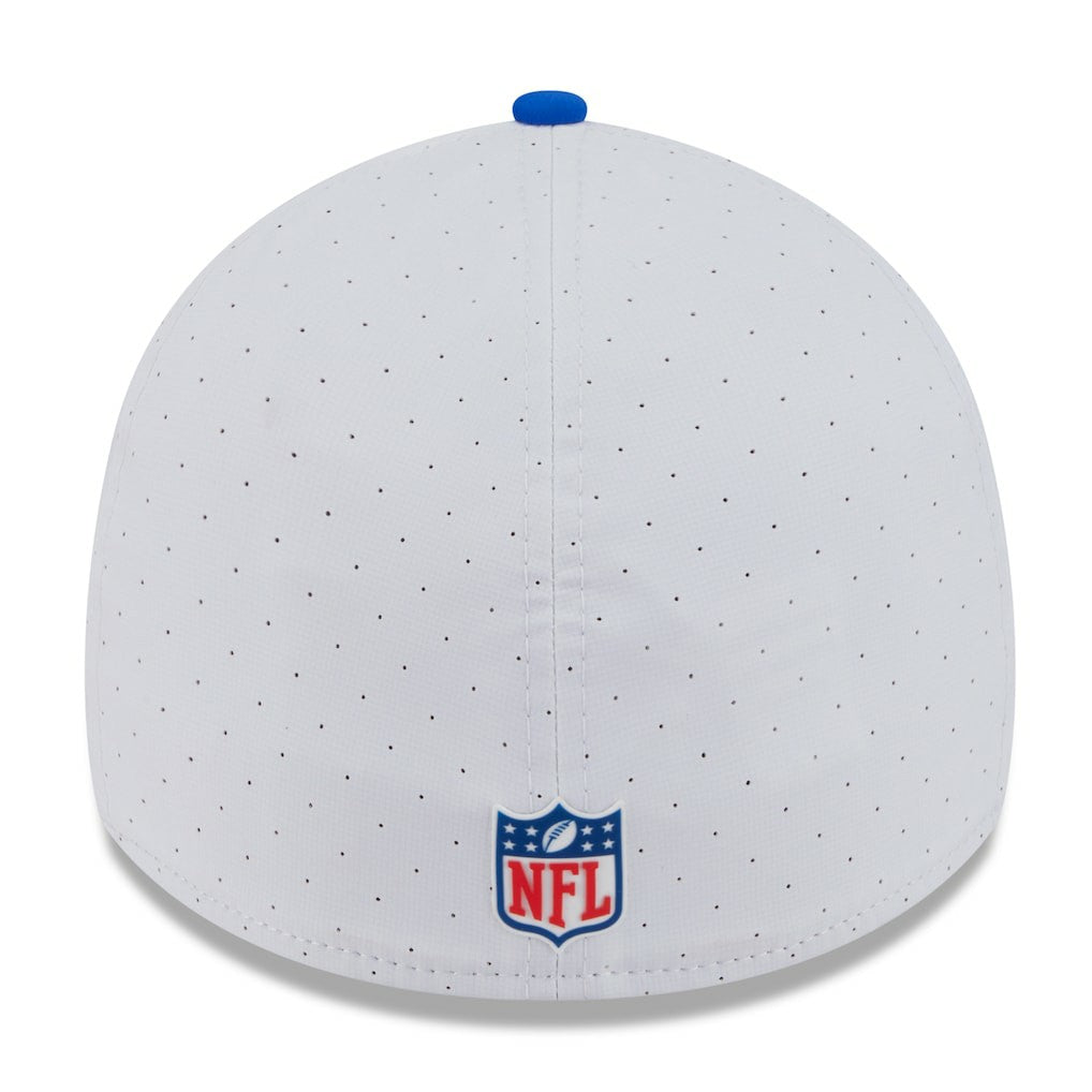 Los Angeles Rams New Era 2025 NFL Training Camp 39THIRTY Flex Hat - White/Royal - NFL