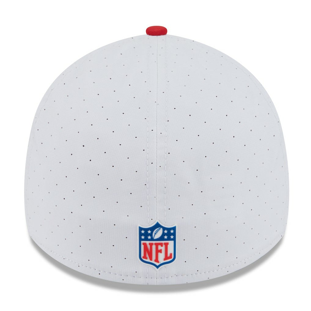 Kansas City Chiefs New Era 2025 NFL Training Camp 39THIRTY Flex Hat - White/Red - NFL