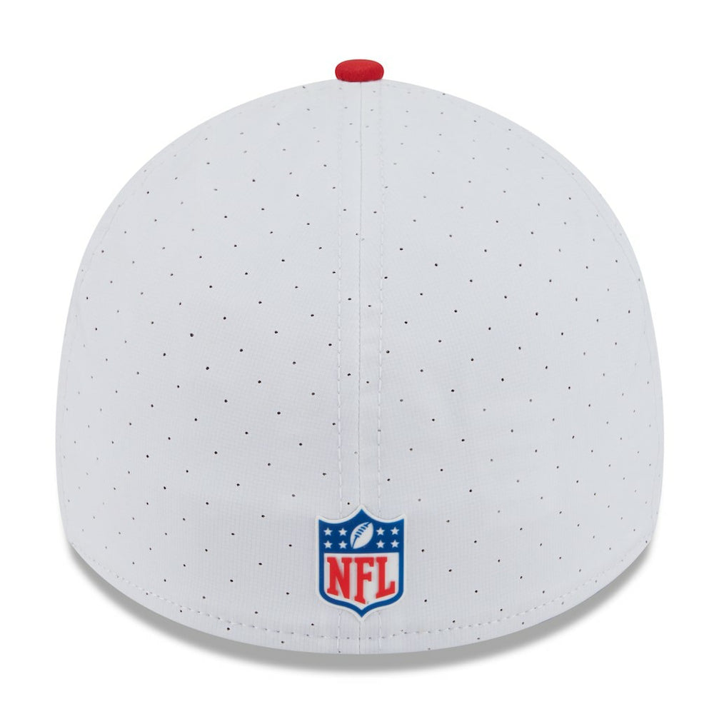 Kansas City Chiefs New Era 2025 NFL Training Camp 39THIRTY Flex Hat - White/Red - NFL