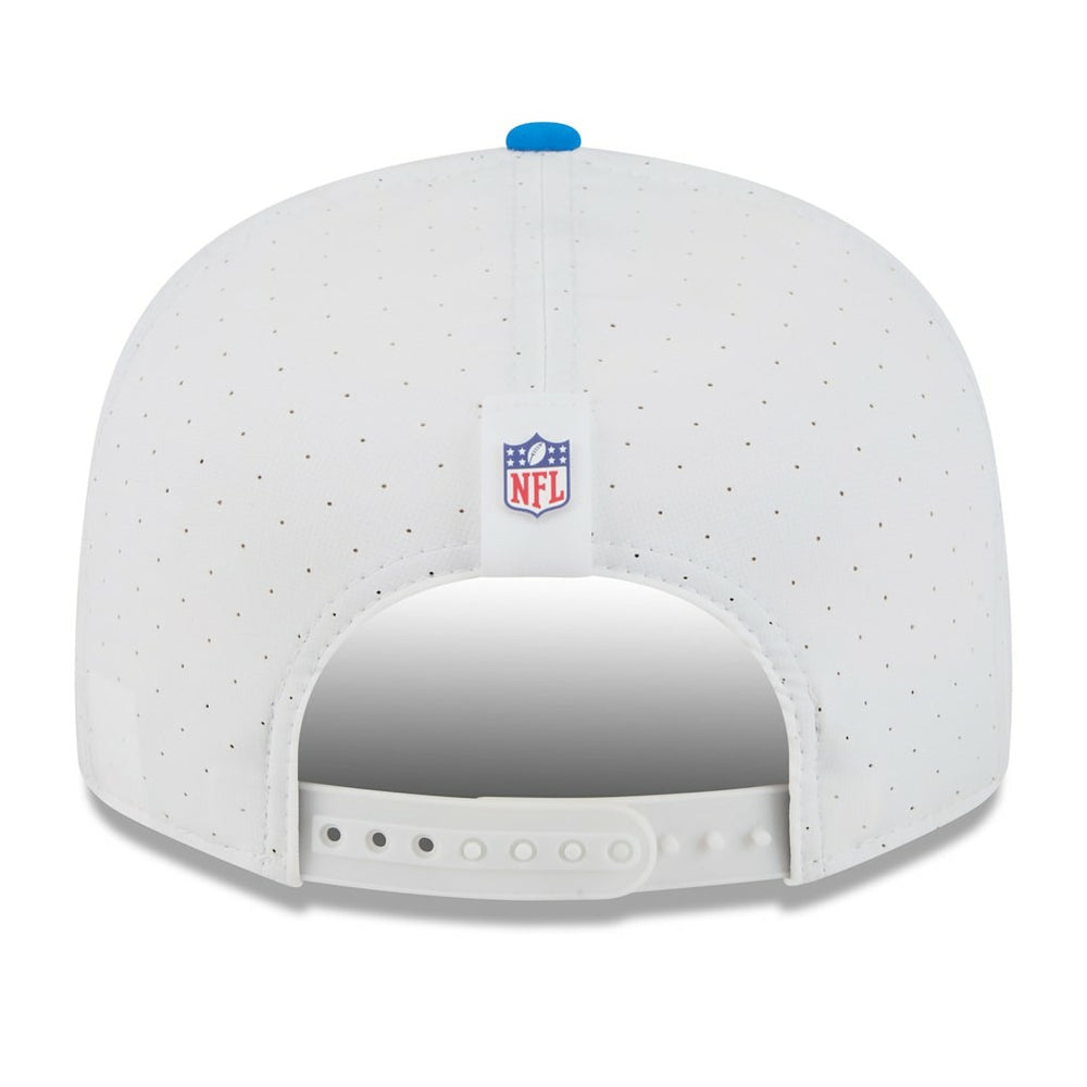 Detroit Lions New Era 2025 NFL Training Camp Split Panel 9FIFTY Snapback Hat - White/Blue - NFL