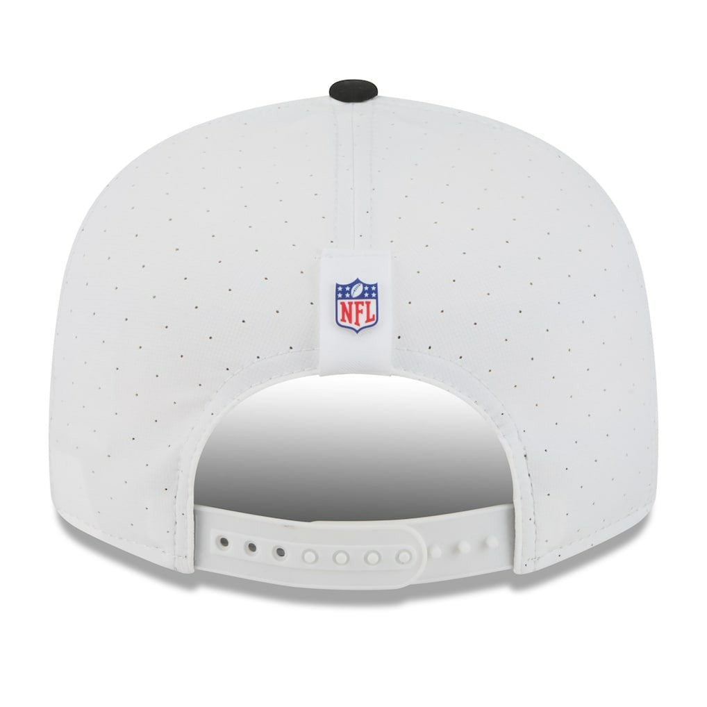 Pittsburgh Steelers New Era 2025 NFL Training Camp Split Panel 9FIFTY Snapback Hat - White/Black - NFL