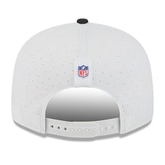 Pittsburgh Steelers New Era 2025 NFL Training Camp Split Panel 9FIFTY Snapback Hat - White/Black - NFL
