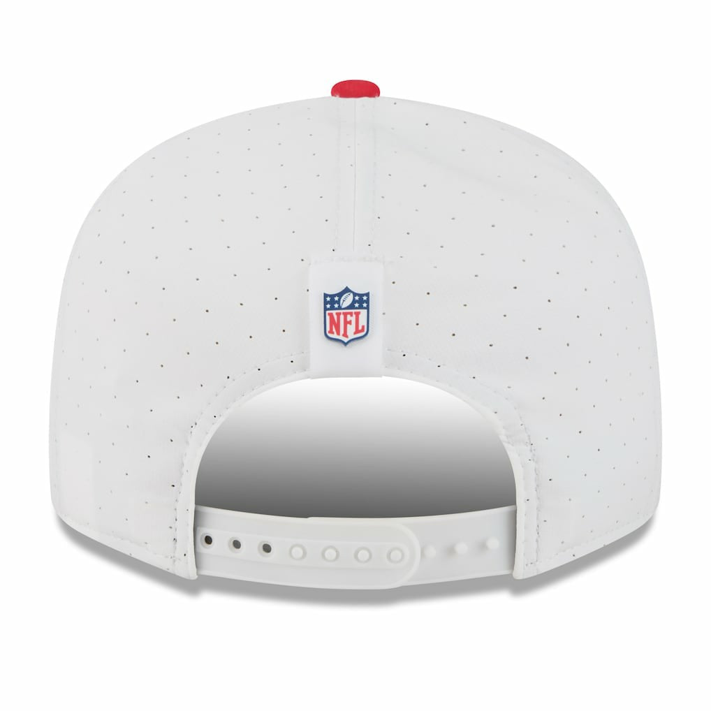 Kansas City Chiefs New Era 2025 NFL Training Camp Split Panel 9FIFTY Snapback Hat - White/Red - NFL