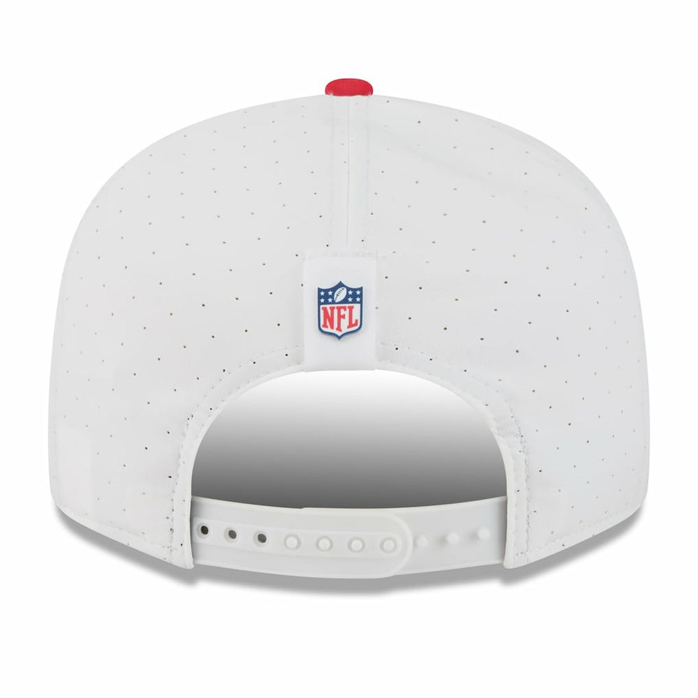 Kansas City Chiefs New Era 2025 NFL Training Camp Split Panel 9FIFTY Snapback Hat - White/Red - NFL