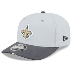 New Orleans Saints New Era 2025 NFL Training Camp 9SEVENTY Adjustable Hat - Gray/Graphite - NFL