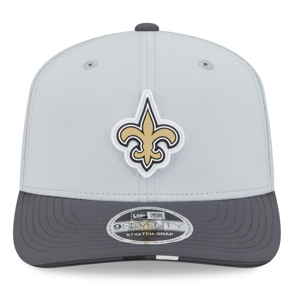 New Orleans Saints New Era 2025 NFL Training Camp 9SEVENTY Adjustable Hat - Gray/Graphite - NFL