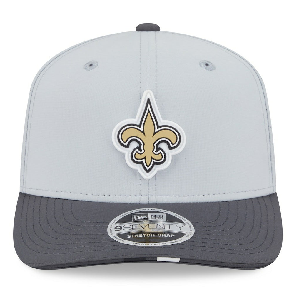 New Orleans Saints New Era 2025 NFL Training Camp 9SEVENTY Adjustable Hat - Gray/Graphite - NFL