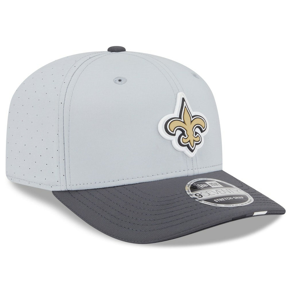 New Orleans Saints New Era 2025 NFL Training Camp 9SEVENTY Adjustable Hat - Gray/Graphite - NFL